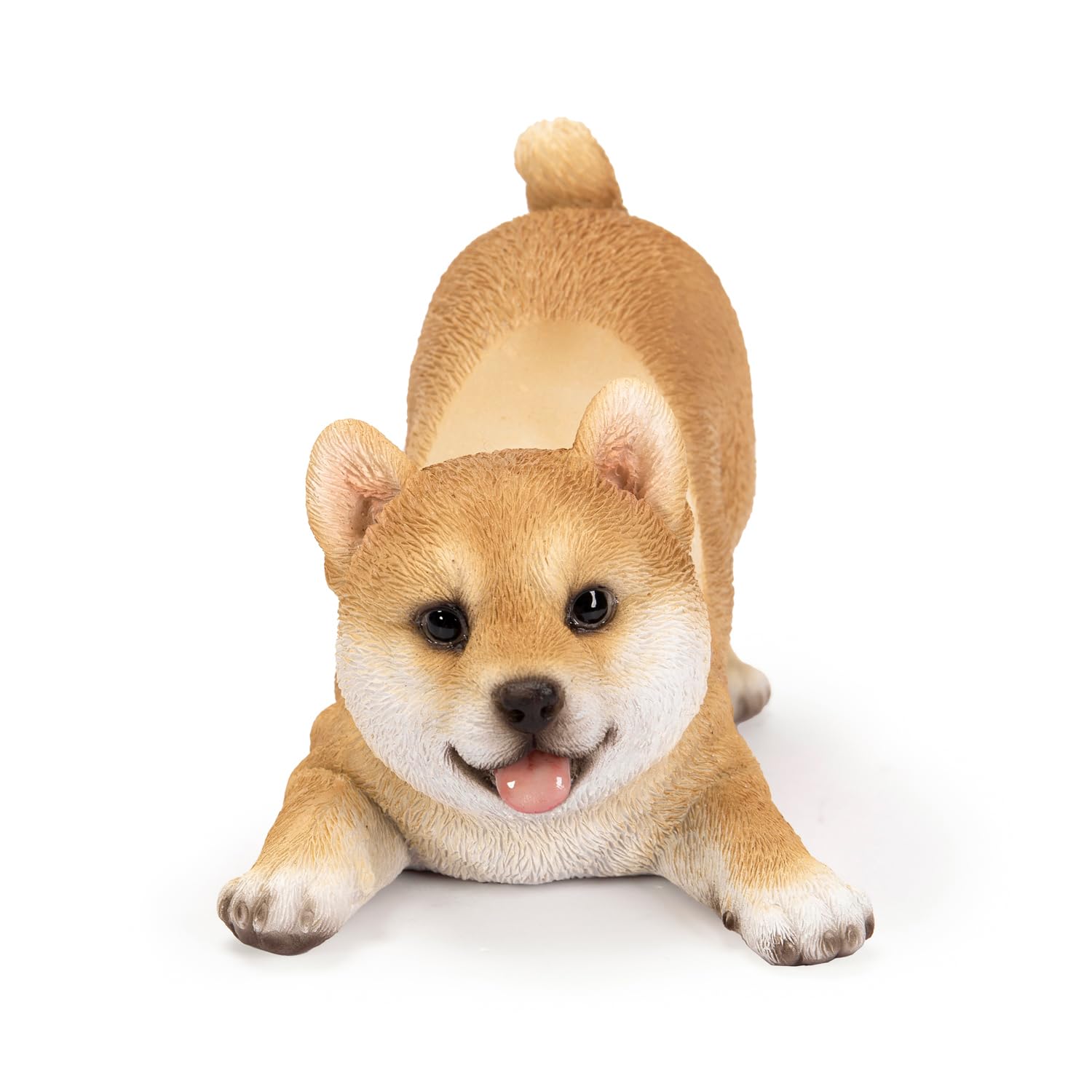 Amazon.co.jp: ウービア 寝そべる柴犬 スマホスタンド 10.5×7×8㎝ 人形